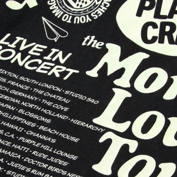 NEW PAPER PLANES men's more love tee in black - Picture 3 of 3